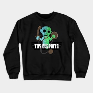 Green and Blue Ghost Crewneck Sweatshirt